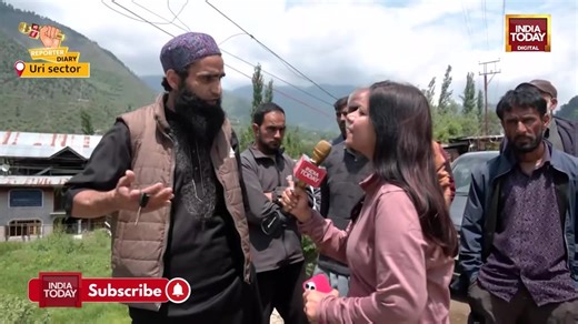 "Our morale and josh are high" Despite damage to homes and forced evacuations, the local people express strong support for the Indian Army. #ReporterDiary #Uri (Shivani Sharma) | India Today
