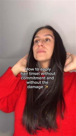 Temporary tinsel, zero commitment. Low-tension styles help reduce micro-breakage. That’s why these three temp tinsel hacks are our go-to for anchoring sparkle without anchoring stress to a single strand. #hairtinsel | Hair.com