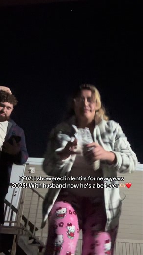 Showering in Lentils: A Unique New Year Celebration