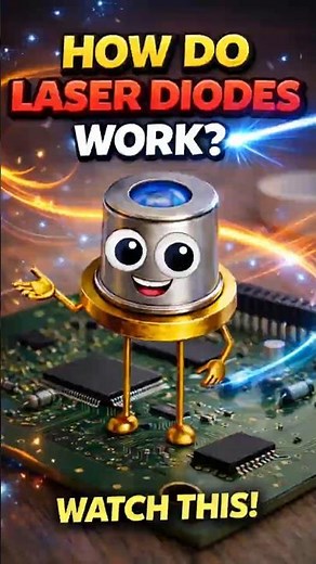 How Does a Laser Diode Work? 🤯 #laser #electronics