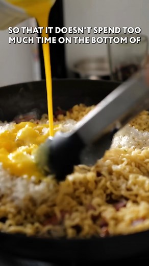 Delicious Food Fusion: Ramen Carbonara in One #ramen #pasta #food #foodie #foodreels #cooking #cookingathome #cookingreels #cookingtime #foryou #foryoureels #foryoupage #foryoupagereels | Babish Culinary Universe