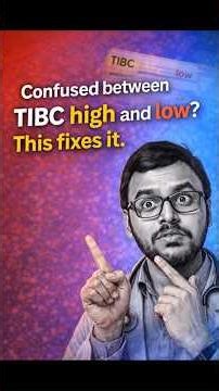 TIBC High vs Low Trick 🔥 Never Forget for Exams #biochemistry #TIBC #anemia