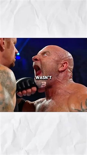 Goldberg Was the Most Unprofessional wrestlers?