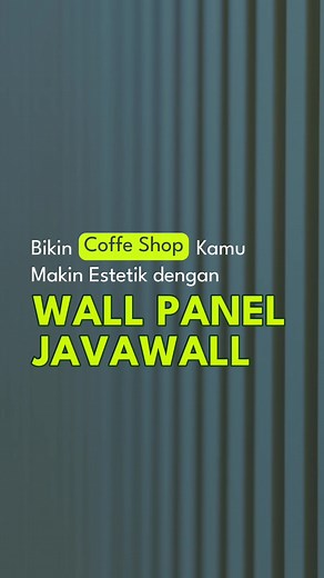 Wujudkan tampilan coffee shop kamu jadi lebih mewah dan estetik dengan wall panel javawall Dengan desain yang futuristik dan mudah dirawat, membuat setiap sudut coffee shop kamu bakal terlihat elegan ✨ #coffeeshop #wallpanelcantik #interiormewah #estetikakafe #desainmodern #desainnterior #inspirasidekorcafe #plafon #plafonpvc #wallpanel #javawall