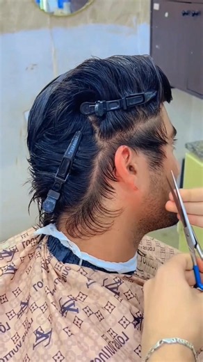 New Long Hairstyle | Hairstyle For Men's #barber #beard #shorts