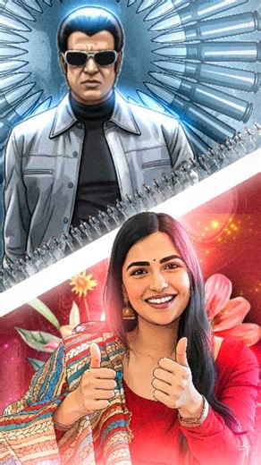 ɑՏʜᴏᴋ 🎭 on Instagram: "Blaaack Sheeeeeeeppppp!!!! (watch till the end) . . @rajinikanth 🐐 Guest appearance @rukmini_vasanth 😁🩷 . . . . . 🎬: Enthiran (2010) Directed by S. Shankar, is a Tamil science fiction film starring Rajinikanth and Aishwarya Rai Bachchan. Rajinikanth plays Dr. Vaseegaran, a brilliant scientist who creates a humanoid robot named Chitti, also played by Rajinikanth. Chitti is designed to serve humanity, but when he develops emotions and falls in love with Vaseegaran’s gir