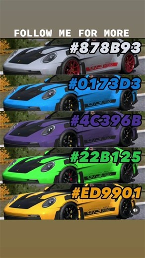 porsche gt3 color code car parking multiplayer #carparkingmultiplayer #olzhass_games #fyp #viral #trend #cpm #carparkingmultyplayerindonesia #porsche #colorcode #cpmcolorcodes #carparkingmultiplayer18 #carparkingmultiplayernewupdate #carparkingmultiplayerindonesia