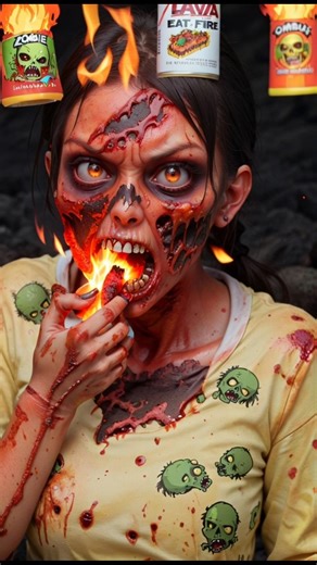 mango toffee asmr eating #youtubeshorts #horror #zombie #asmreating #shorts