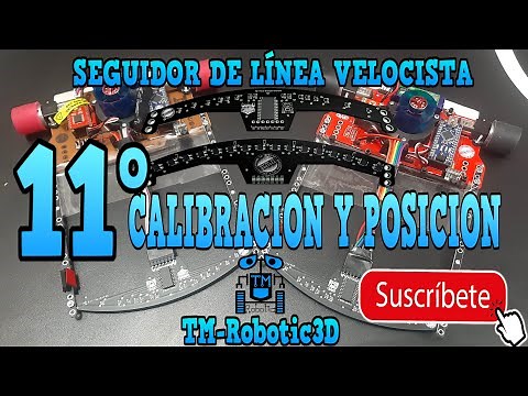 LINE FOLLOWER SENSOR CALIBRATION #11 SPEED LINE FOLLOWER