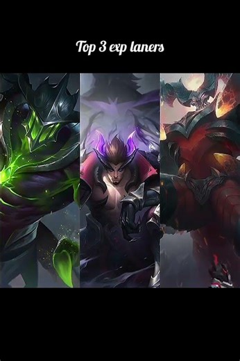 Top 3 exp laners ✅#mlbb #mlbbshorts #mobilelegends #mlbbheroes