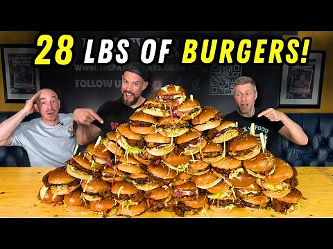 The “IMPOSSIBLE” 28-Pound UK Burger Challenge at Patty Freaks That Nearly Broke Us…
