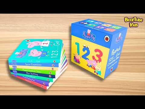🔢🐷 PEPPA PIG 123 GO! BOX SET UNBOXING | Learn Numbers with Peppa | Kids Books