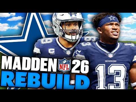 Ryan Williams Gives The Cowboys The Greatest WR Trio Ever! Madden 26 Dallas Cowboys Rebuild