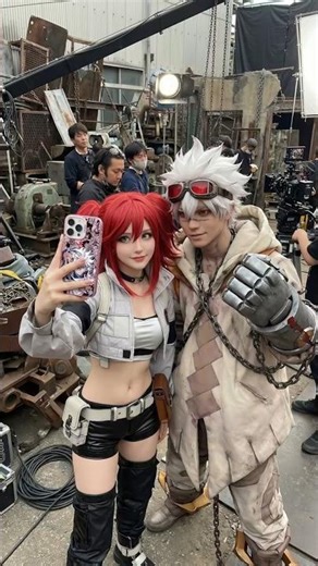 가치아쿠타 실사화 촬영현장! 리요우 리파 셀카!📸Gachiakuta Live Action: Filming Set /Riyo Reaper Selfie!🎬