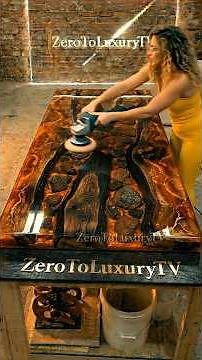 Insane Volcanic Lava Epoxy Table 🔥 Full Step-by-Step Build in 4K