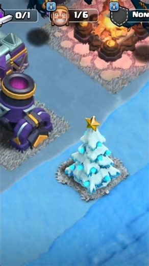 🎄❄️Christmas tree in 2025 #clashofclans #coc #supercell #summit007 #shorts
