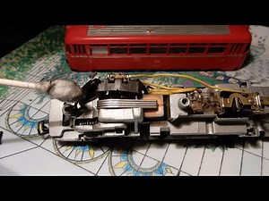 HO Locomotive Not Functioning Well Cleaning Rotor Carbon Brush Powder Changing Marklin other Brand