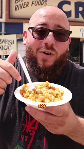 First, I’m trying crawfish Monica the most famous food at Jazz fest | food
