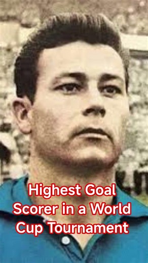 Just Fontaine's 13 goals in 6 matches for France in 1958 is the most goals in a single tournament