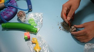 Watch unboxing of Christmas fidget toys pack pop it purse hot toys on Amazon Live