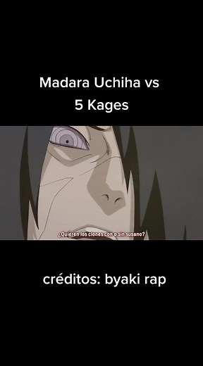 Madara Uchiha vs 5 Kages #naruto #parati #nocopyright #playlist_anime #entretenimiento #byakirap