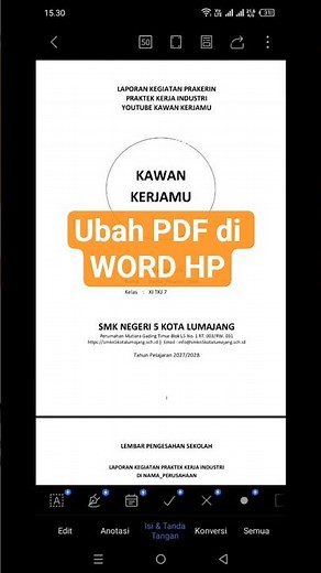 How to Convert PDFs in Word on Your Phone in Just 30 Seconds! No Laptop Required!