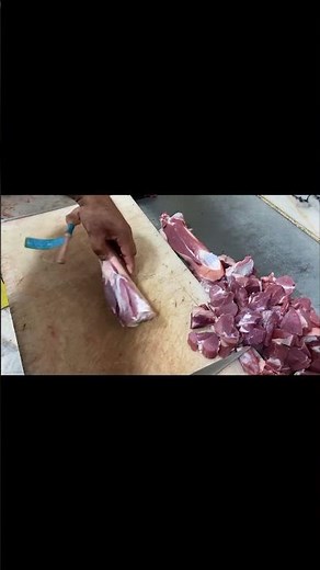 Training on Cutting and Slicing Different Types of Meat🐄🐑🥩#meat #beef #butcher #cuttingskills #bbq