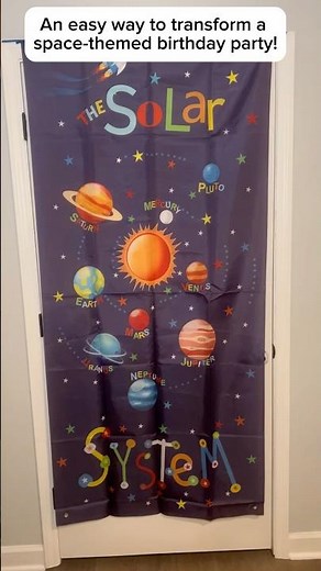 Solar System Party Backdrop That Looks Amazing in Photos! 🪐