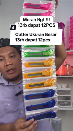 Cutter Ukuran Besar 13rb dapat 12pcs - Murah Bgt !!!