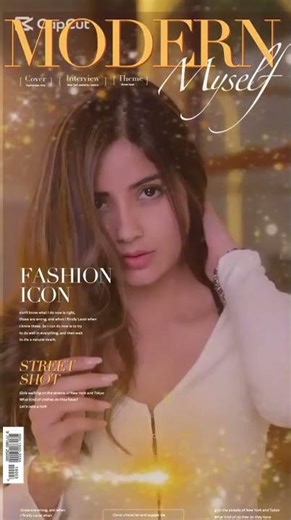 magazine cover template