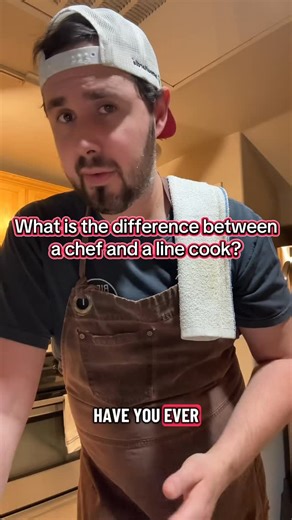 Warm Hearth Foods on Instagram: "What is the difference between a chef and a line cook in a restaurant kitchen? #fyp #storytelling #kitchenhacks #recipes #cookingtips"