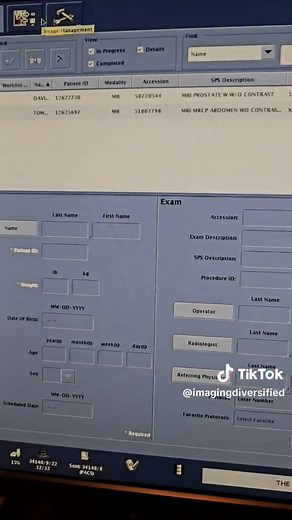 UI (user interface) Overview for the MRI GE v26 software level. Scanner is a GE Artist. #software #mri #ge #fyp #radiology