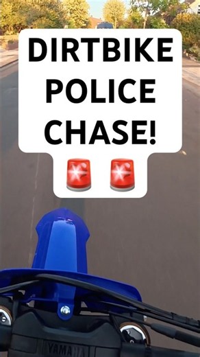 DIRTBIKE POLICE CHASE! #policechase #bikelife #bikersvscops #rideordie #dirtbike #policepursuit