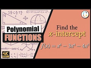 Easiest way to factor and find the x intercepts | f(x) = x^6 − 3x^4 − 4x^2