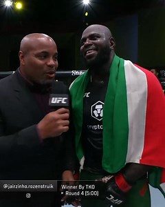 191K views · 2.9K reactions | Jair Rozenstruik wins via TKO  Referee Marc Goddard saw enough and called an end to our main event in the 4th round! #UFCVegas87 | UFC | Facebook