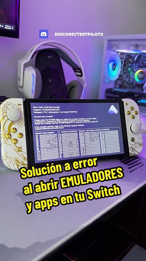 Solución a error al abrir emuladores y apps en tu nintendo switch #nintendo #nintendoswitch #switch #switcholed #atmosphere #error #solucion