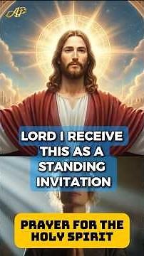 Prayer to Be Filled with the Holy Spirit and Receive Fresh Anointing Right Now | Holy Spirit Prayer