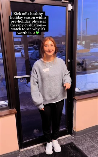 Schedule your pre-holiday check-in evaluation! 💚 .#physicaltherapy #evaluation