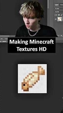 Making cooked cod HD #minecraft #resourcepack