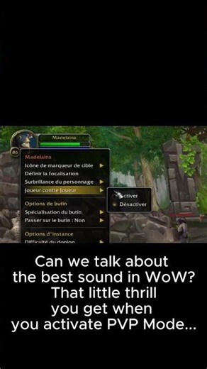 World of warcraft pvp/war mode sound effect #wowclassic #wow