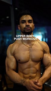 1.4K views · 265 reactions | Try this upper body push workout (chest, shoulders, triceps) for muscle gain 1. Incline press 4 x 6-8 2. Flat press 4 x 8-10 3. Incline cable fly 3 x 10-12 4. Lateral raise 4 x 10-12 5. Overhead press 3 x 10-12 6. Cable tricep extension 3 x 10-12 7. Overhead tricep extension 3 x 10-12 | Sky Sins | Facebook
