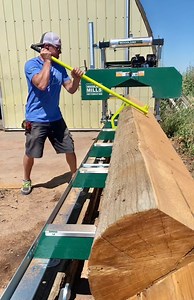 5M views · 36K reactions | Cutting up a big cedar log | The Dusty Lumber Co. | Facebook