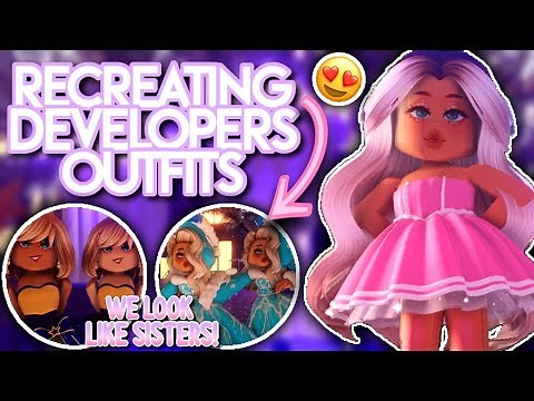 RECREATING ROYALE HIGH DEVELOPERS’ OUTFITS IN ROYALE HIGH! Royale High New Years 2021 Update