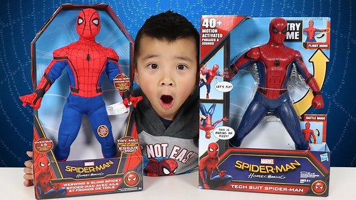 39K views · 594 reactions | NEW Spider-Man Homecoming Toys Unboxing...