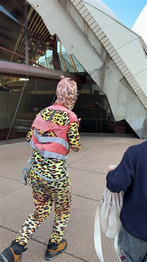 Catman’s Iconic Ascent at Sydney Opera House