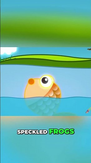 Little Speckled Frogs: Counting Fun Song! #shorts