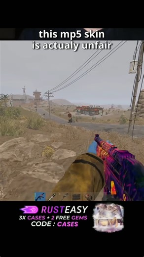 Rust Mine on Instagram: "Its better than holo😭 Sign up now for 3x free cases game with code CASES #Rust #RustGame #RustGameplay"