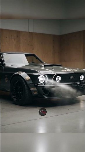 🏁Dark Horse! 🖤 Black Widebody Mustang Mach 1 Restomod - Ultimate Modern Muscle