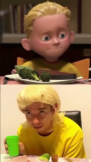 Imitando Escena de Los Increíbles con Mi Familia