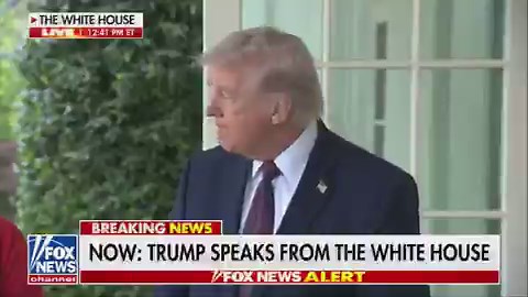 Reporter: Did you post that picture of yourself depicted as Jesus Christ?Trump: It wasn't a depiction. I did post it and I thought it was me as a doctor. And had to do with red cross as a red cross worker, which we support and only the fake news could come up with that one.